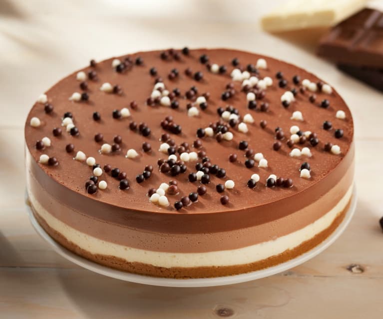 tarta tres chocolates