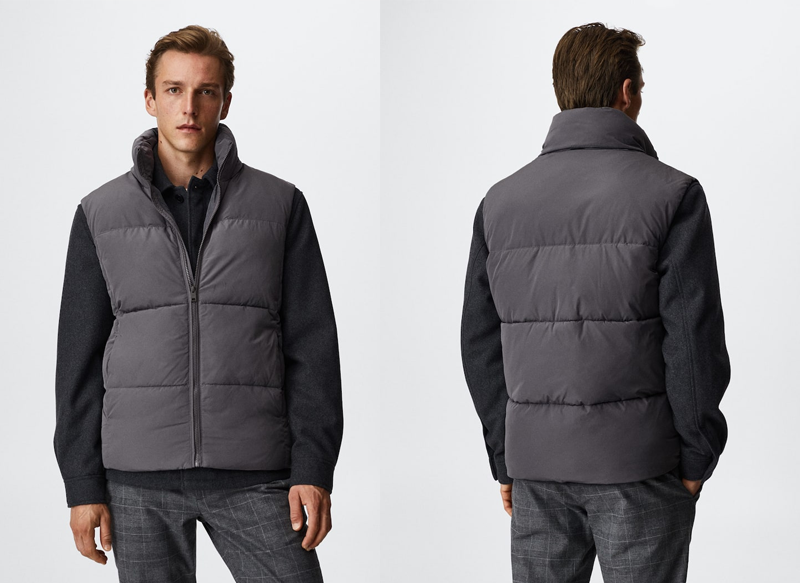 CHALECO ACOLCHADO IMPERMEABLE DE MANGO