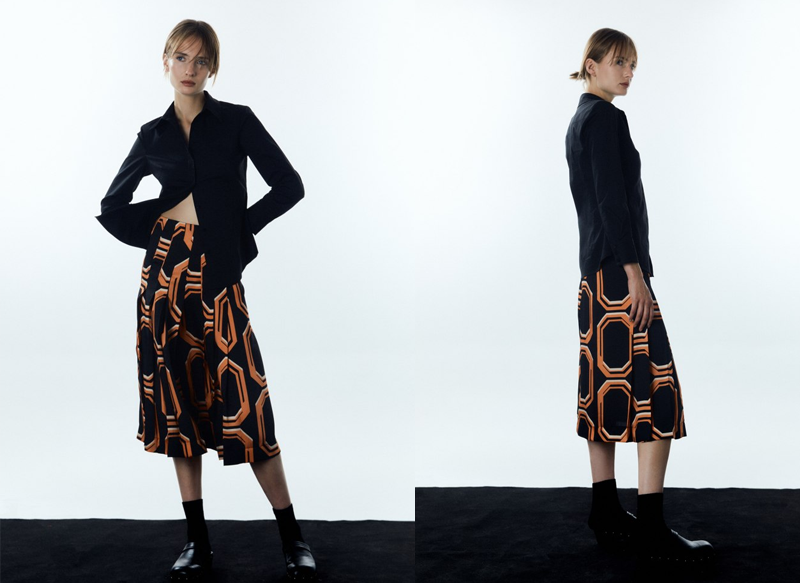 FALDA ESTAMPADO GEOMÉTRICO