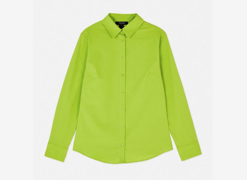 CAMISA DE POPELINA CON BOTONES