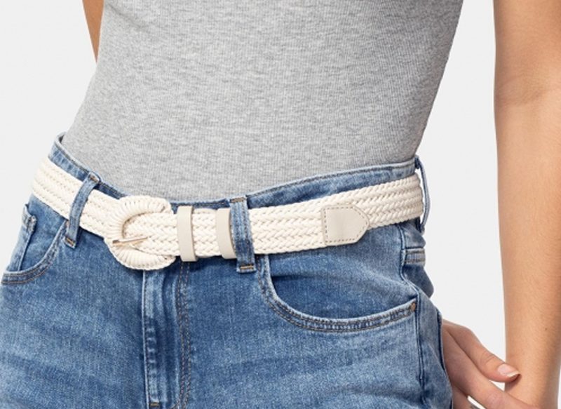 CINTURÓN TRENZADO PARA MUJER CARREFOUR TEX