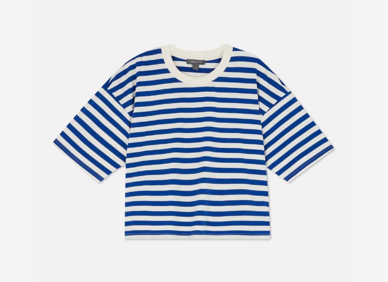 CAMISETA A RAYAS DE CORTE CUADRADO DE PRIMARK