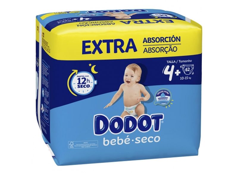 PAÑALES DODOT BEBÉ-SECO