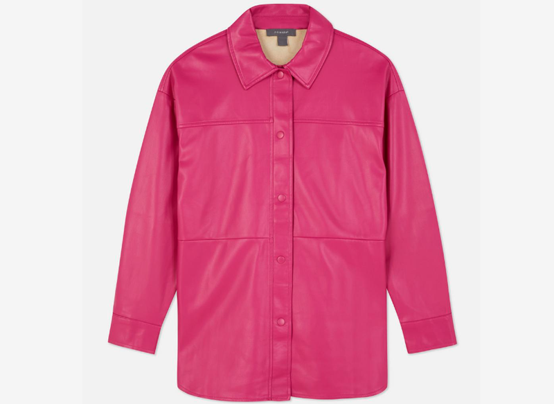 SOBRECAMISA DE CUERO SINTÉTICO