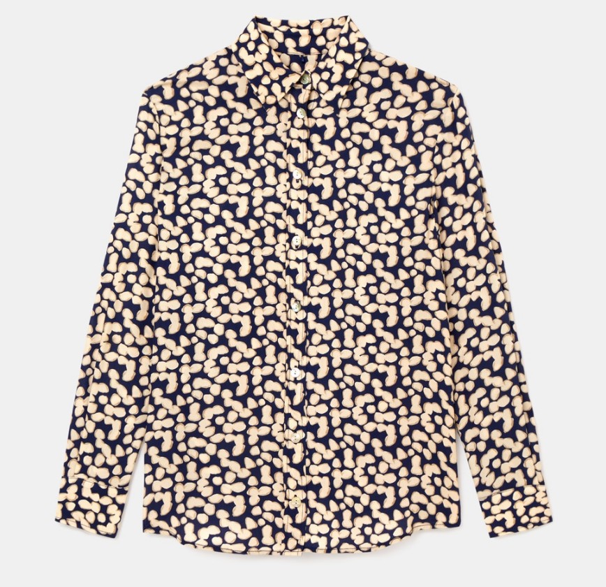 blusa estampado lunares woman el corte ingles