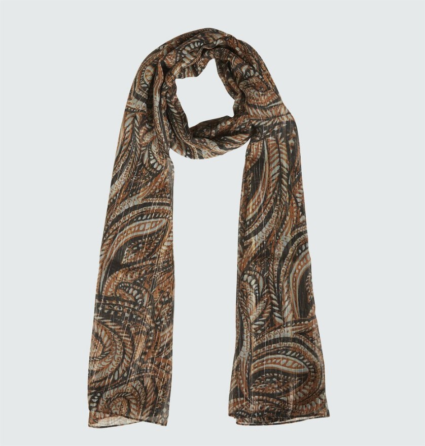 fular fino estampado paisley naf naf el corte ingles