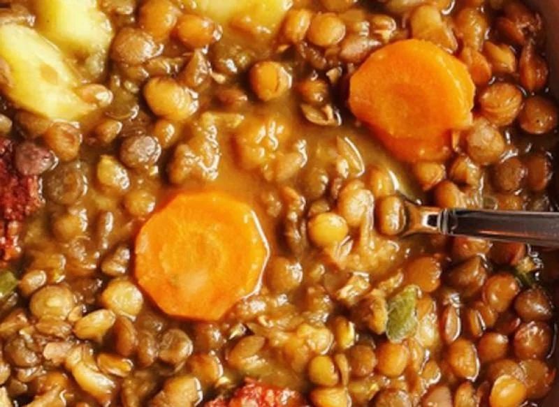 CÓMO ACOMPAÑAR LAS LENTEJAS CON CALABAZA