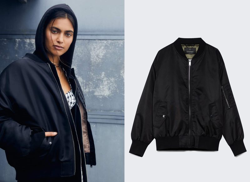 LA CAZADORA BOMBER QUE MÁS SE VENDE EN STRADIVARIUS