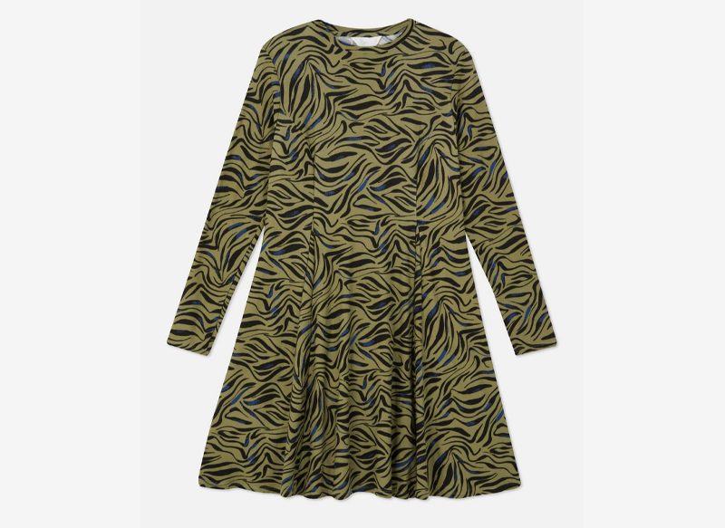 VESTIDO CORTO ESTAMPADO CON VUELO DE PRIMARK