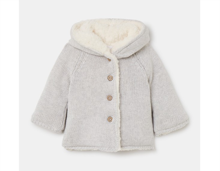 Chaqueta de bebe unisex en tricot
