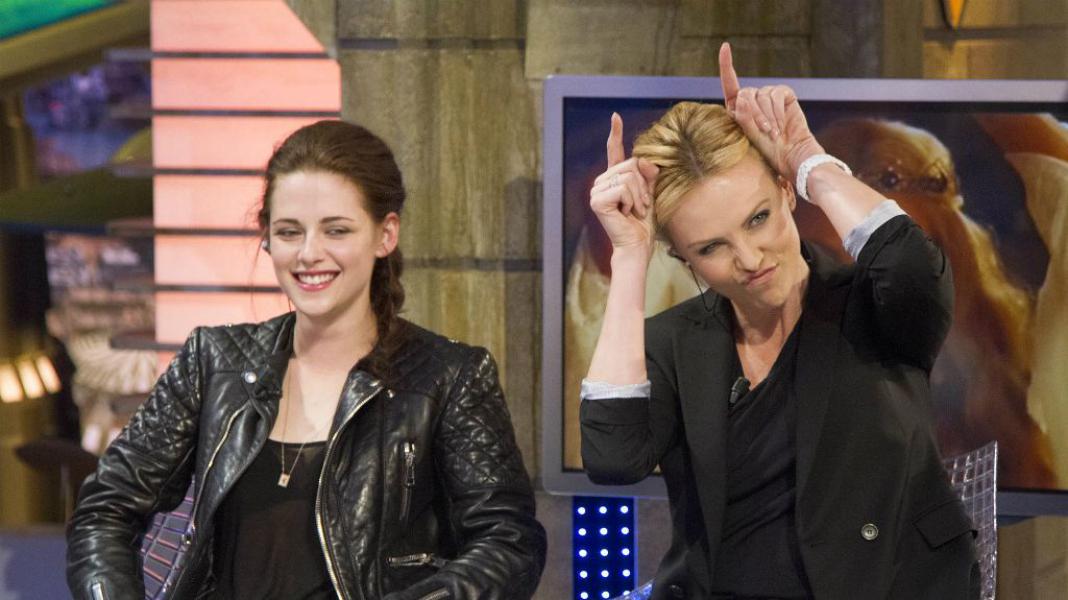 Kristen Stewart apenas habló en el programa
