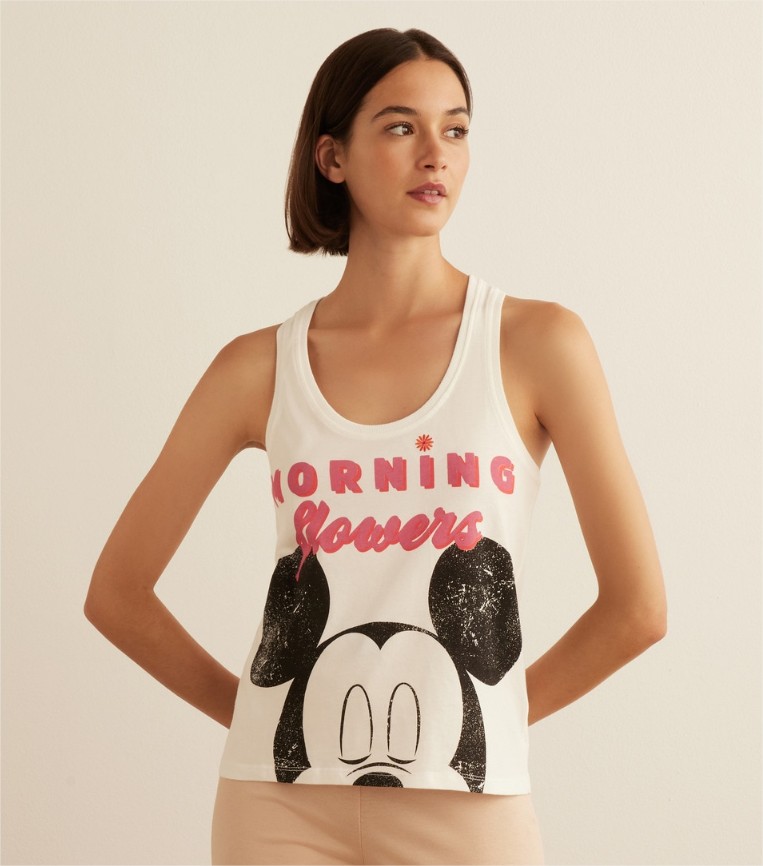 camiseta algodon mickey mouse