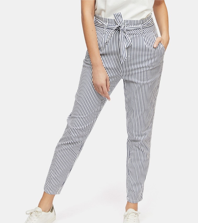 pantalon paper bag vero moda