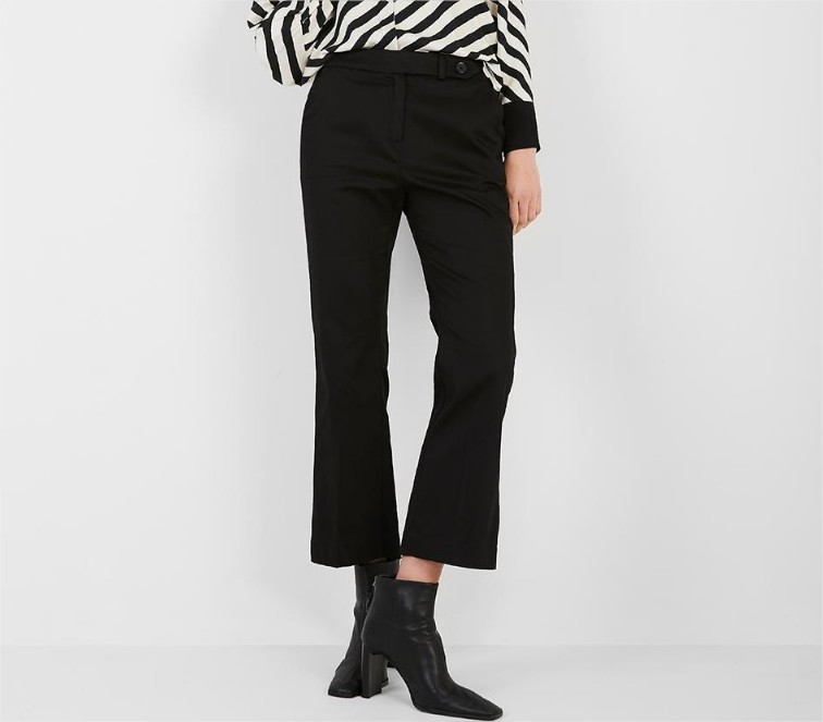 pantalon recto botones liso trucco