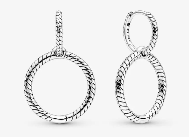 pendientes para charm pandora