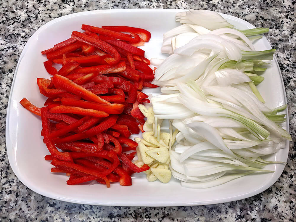 preparar verduras arroz