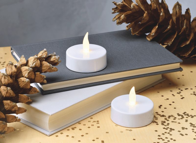 CADENA DE LUCES / VELAS DE TÉ DE ALDI