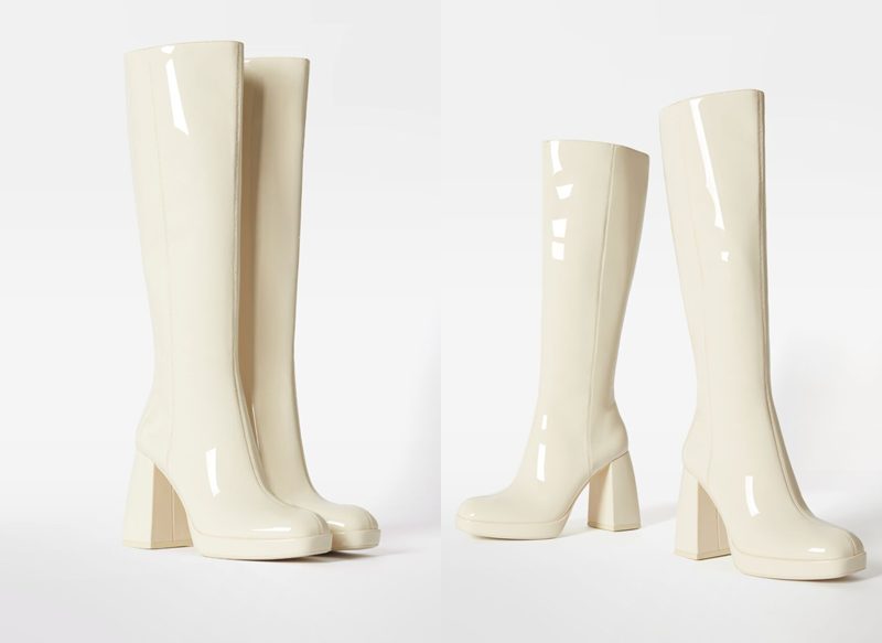 BOTAS TACÓN MINI PLATAFORMA DE BERSHKA