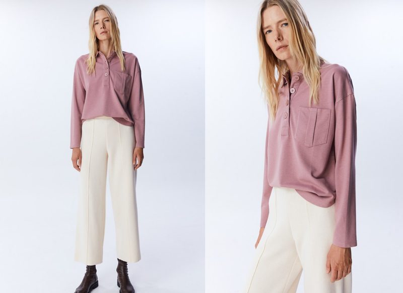 SUDADERA POLO BOTONES