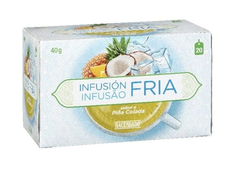 INFUSIÓN FRÍA CON PIÑA Y TÉ VERDE