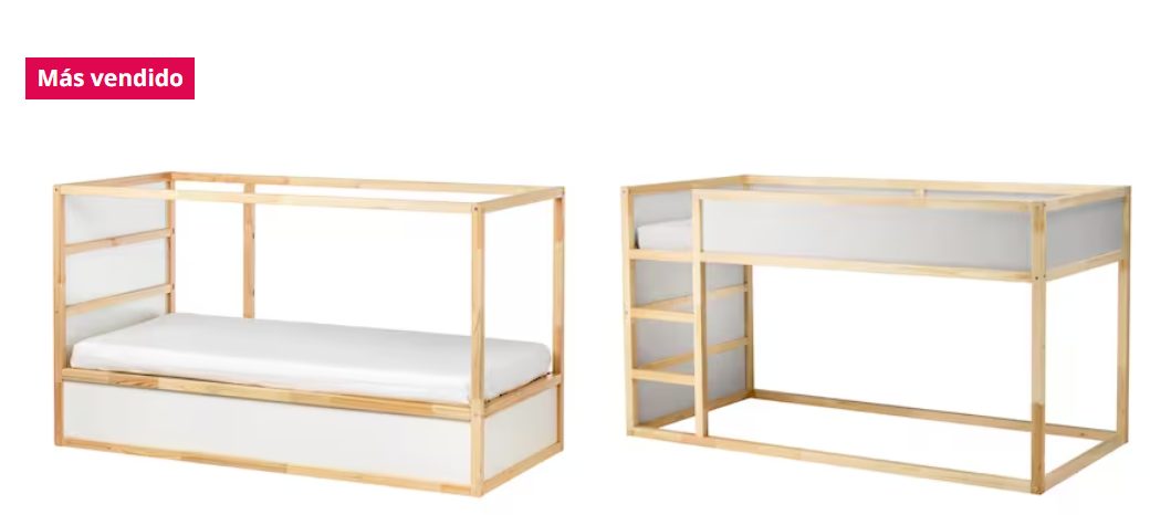 cama reversible de ikea