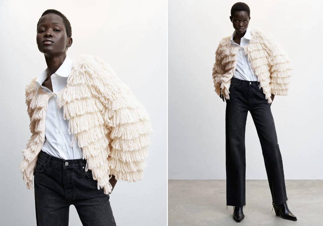 cardigan flecos