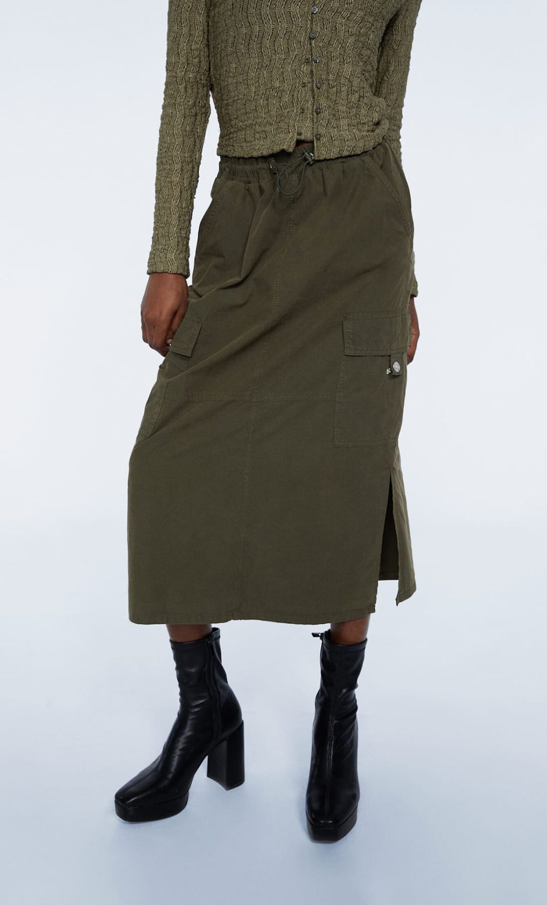 falda parachute stradivarius