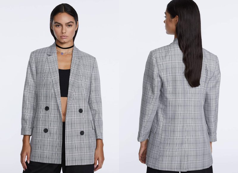 AMERICANA ABIERTA DOBLE BOTONADURA, UNA DE LAS CHAQUETAS DE STRADIVARIUS QUE PUEDES REGALAR EN NAVIDAD