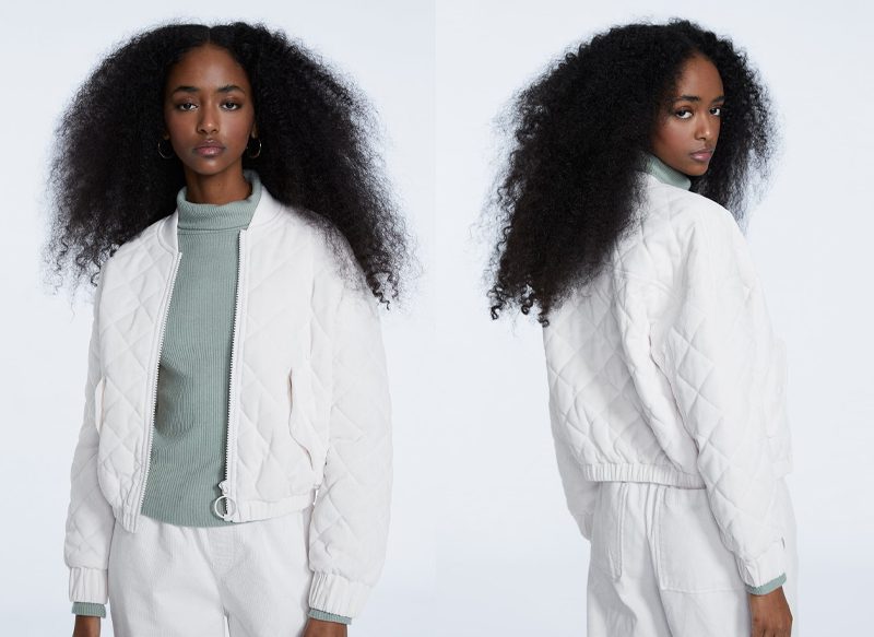CAZADORA BOMBER PANA, UNA DE LAS CHAQUETAS DE STRADIVARIUS MÁS RECOMENDADAS