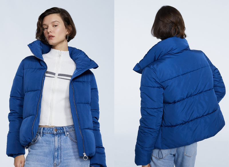 CAZADORA PADDING CUELLO ALTO, UNA DE LAS MEJORES CHAQUETAS DE STRADIVARIUS