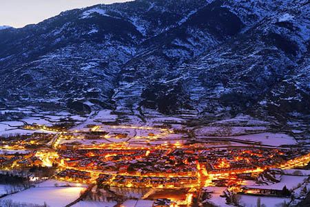 benasque nieve pueblos