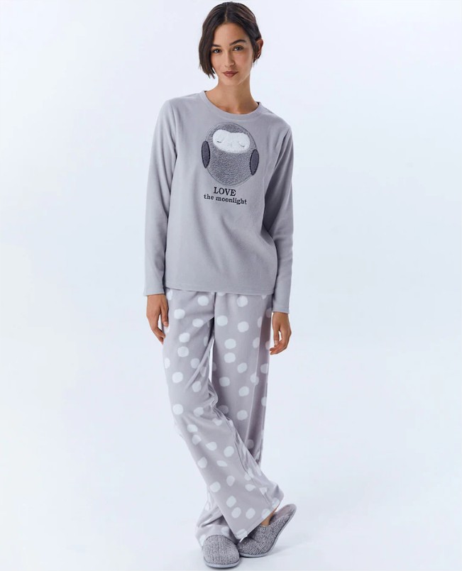 pijama polar moonlight sfera el corte ingles