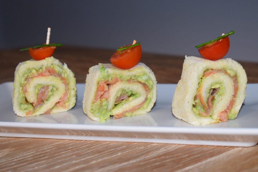 canapés enrollados