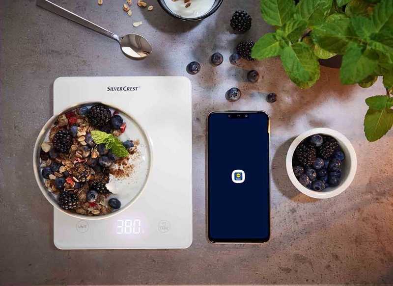 BÁSCULA DE COCINA INTELIGENTE BLUETOOTH