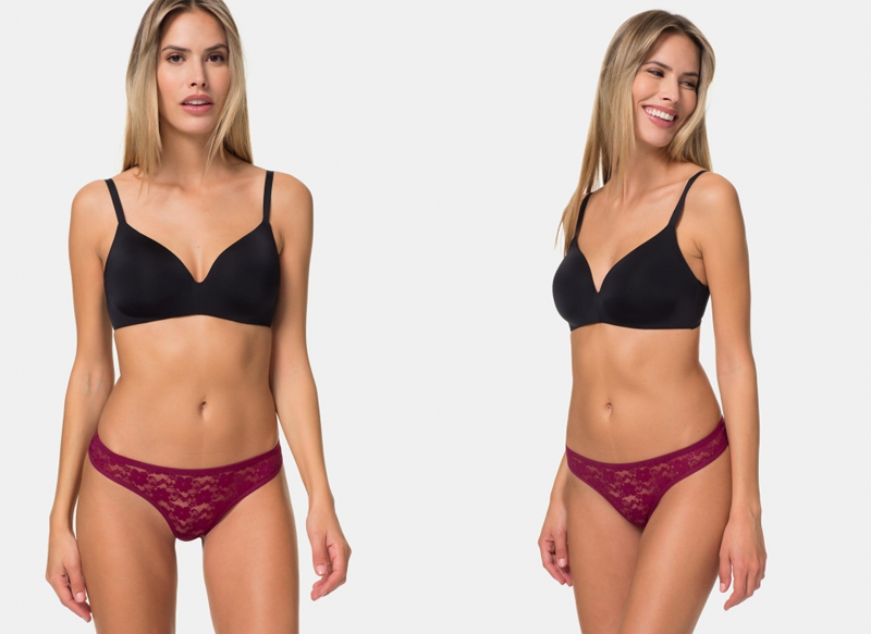 TANGA CON ENCAJE DE CARREFOUR