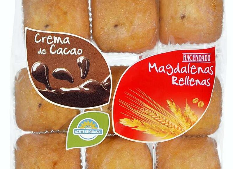 MERCADONA RETIRA LAS MAGDALENAS RELLENAS DE CACAO Y EL SNACK DE ALGAS CON ARROZ