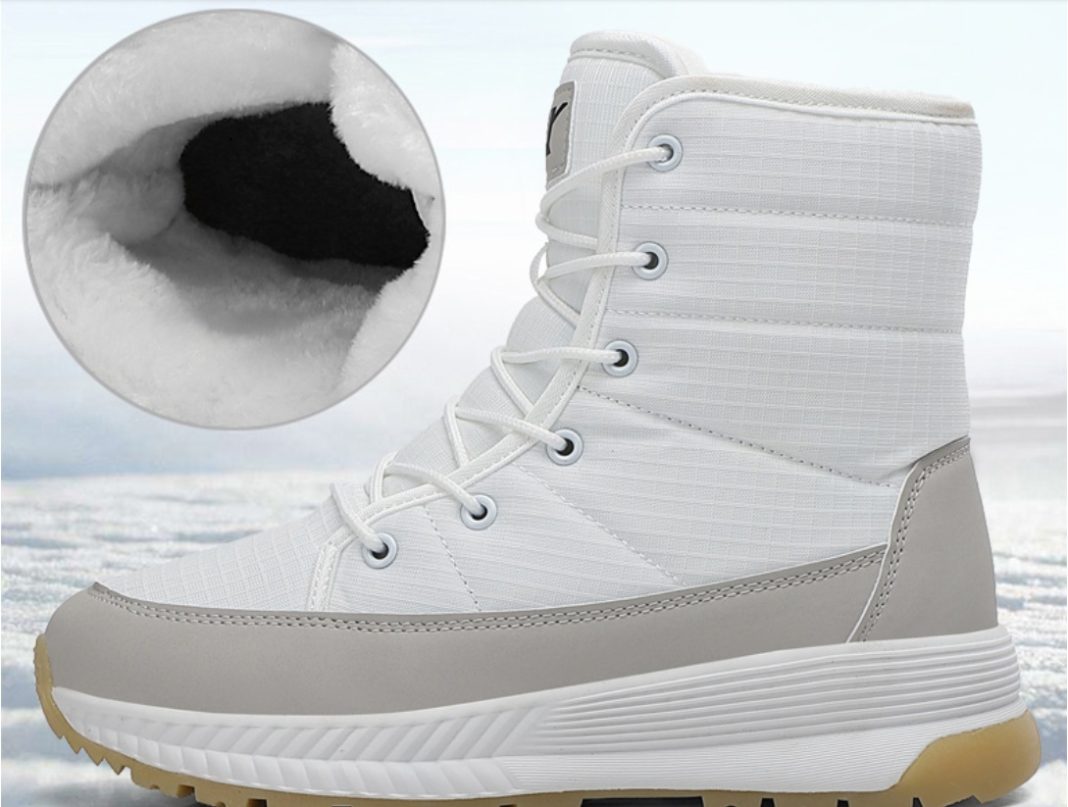botines de nieve