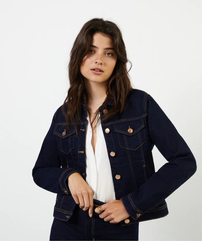 cazadora vaquera basica tintoretto