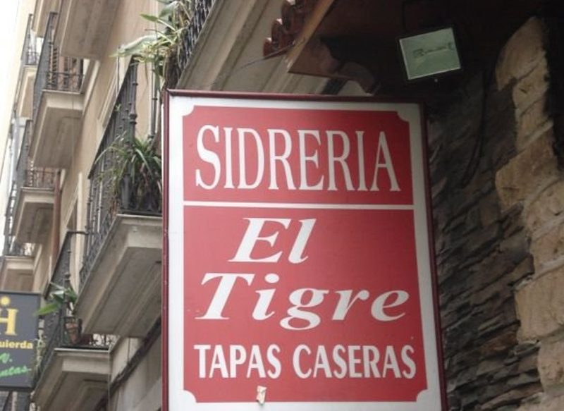EL TIGRE SIDRA BAR Y EL TIGRE DEL NORTE