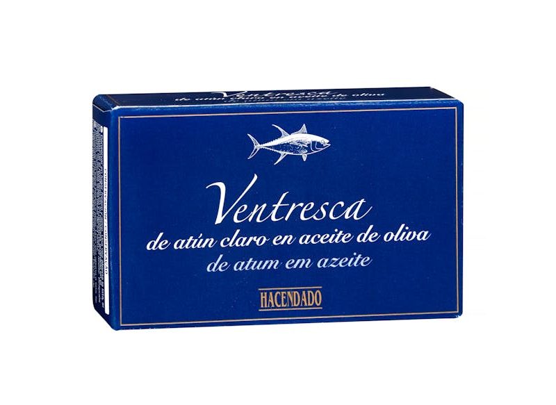 VENTRESCA DE ATÚN CLARO EN ACEITE DE OLIVA HACENDADO, ENTRE LOS PESCADOS DE MERCADONA MÁS VENDIDOS