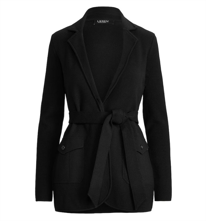 Blazer de mujer con cinturón el corte ingles