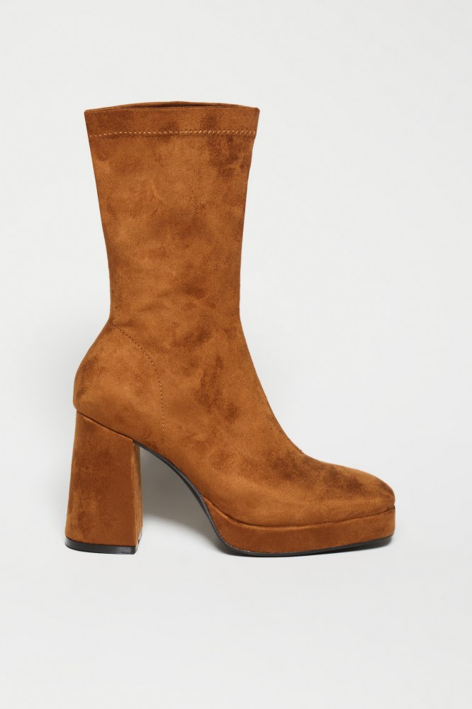 botin plataforma marron sfera