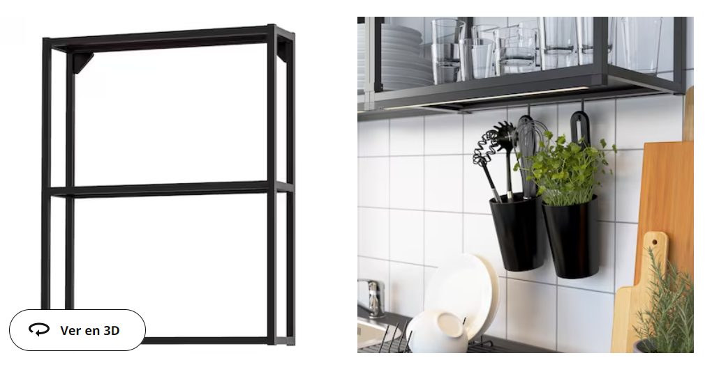 estructura pared muebles de ikea