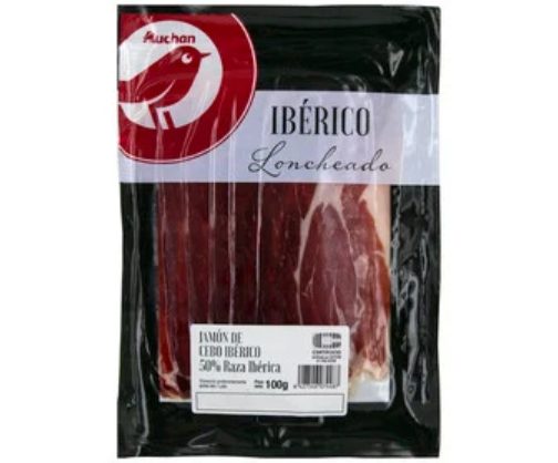 jamon iberico lonchas auchan mejor ocu