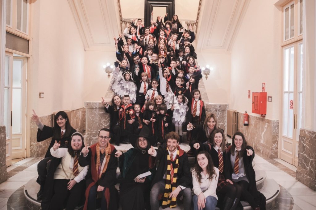 Pilar Alegría transforma el Ministerio de Educación en Hogwarts 1 Moncloa pilar alegria Moncloa