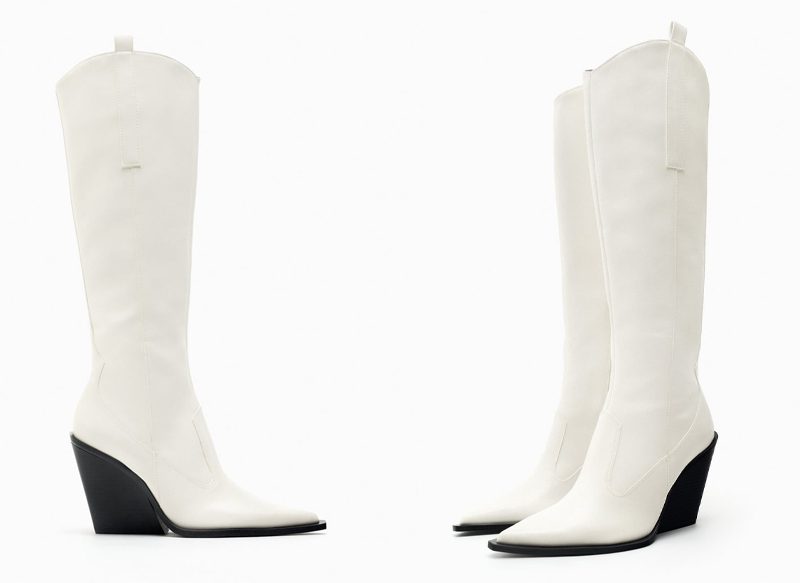 BOTA COWBOY CUÑA DE ZARA