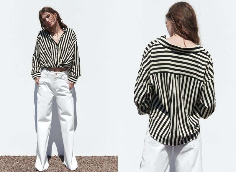 CAMISA RAYAS CON LINO, UNA DE LAS CAMISAS DE ZARA MÁS POPULARES