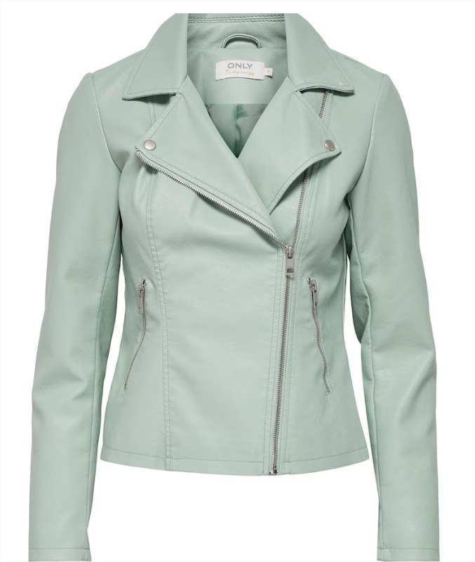 Cazadora de mujer estilo biker con cierre cremallera el corte ingles