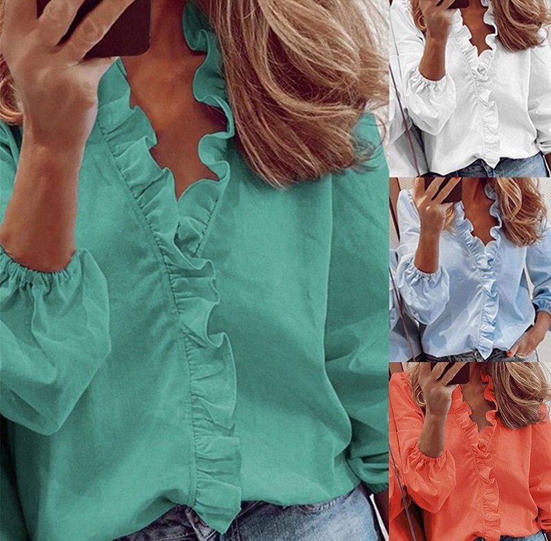 Ni Zara ni Mango: 10 camisas y sobrecamisas de Aliexpress para brillar esta primavera por muy poco 5 Moncloa blusa con volante
