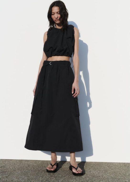 falda cargo nylon